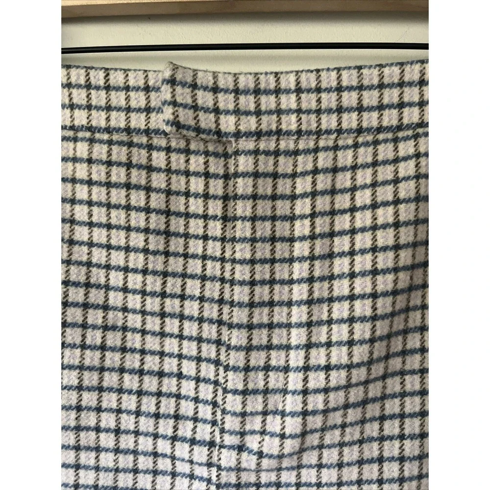 Rails Women's Size 12 Prim Lilac Navy Mini Check Skirt Winter Plaid